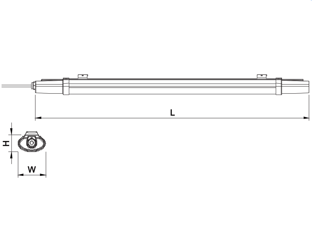 Waterproof LED Batten