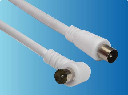 Right Angle Coaxial Cable for Audio/Video