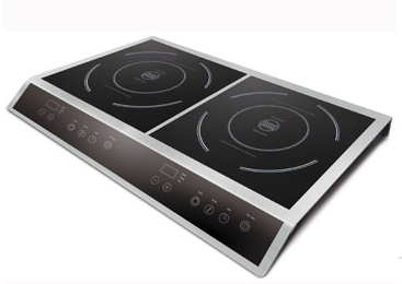 Double Induction Cooktop with Independent Controls