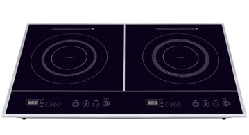 Double Burner Induction Cooktop with Touch Controls