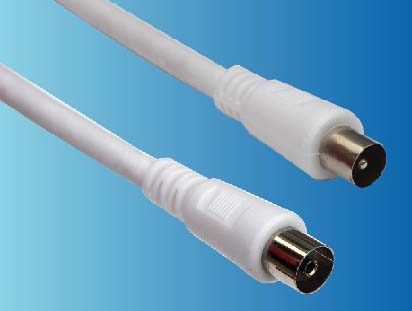 Coaxial Cable with Male Connectors
