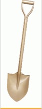 Heavy-Duty Metal Shovel with D-Handle
