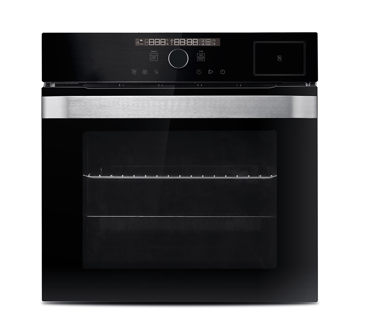 S66DQ-A Kitchen 60cm built-in electric convection combi steam pizza oven with food probe - Image 3