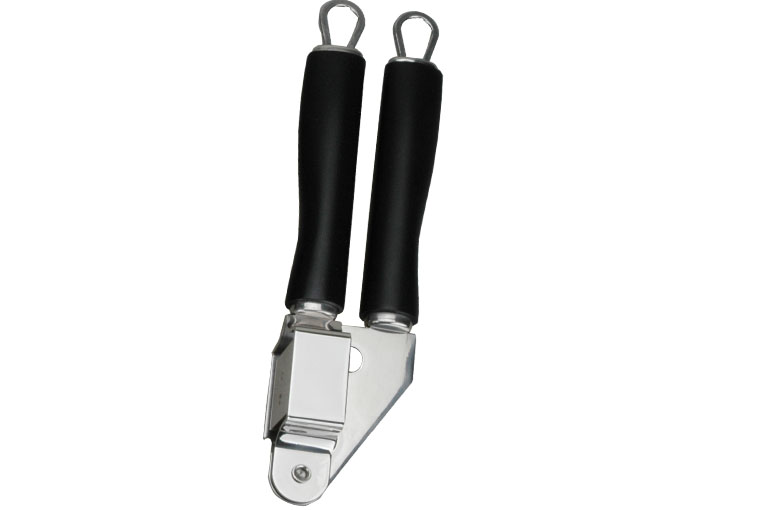 Stainless Steel Garlic Press with Ergonomic Handle