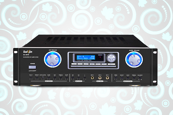 Karaoke AV Amplifier with Adjustable Audio Controls