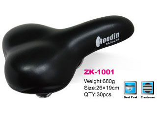 Bicycle Saddle with Elastomer Construction