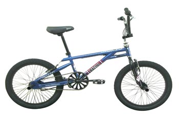 Blue Steel-Frame 20-Inch BMX Bicycle