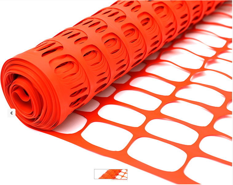 Orange Polyethylene Safety Fence