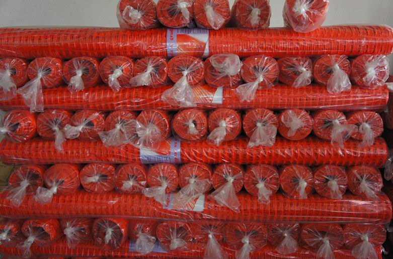 Orange Plastic Safety Barrier Fencing