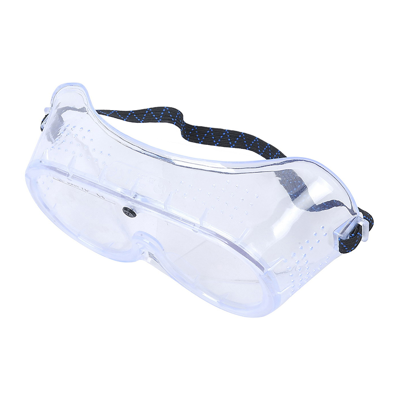 Clear Wraparound Safety Goggles with Adjustable Strap