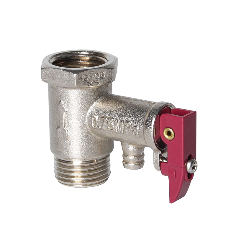 Plumbing Safety Valve with Adjustable Pressure Relief