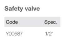 HVAC&R Safety Valve
