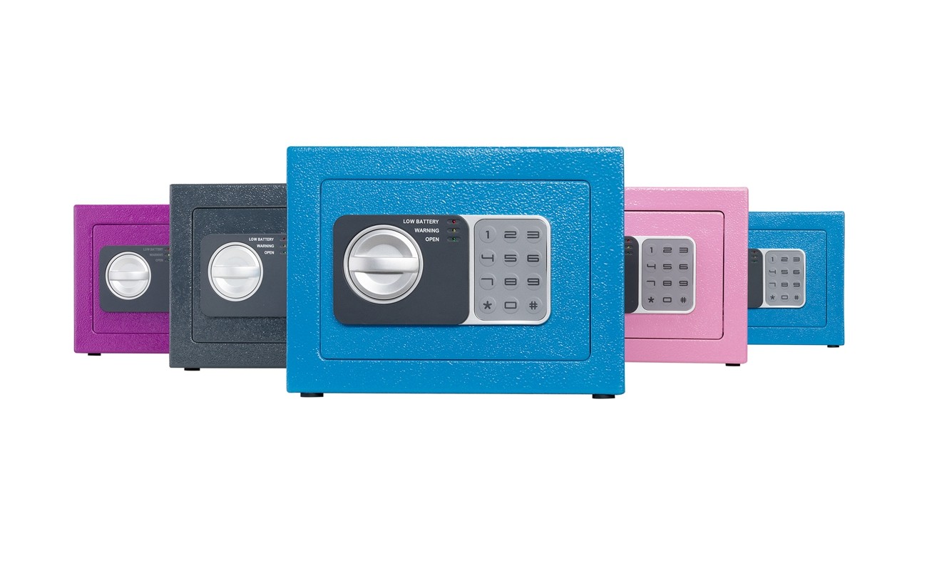 Electronic Digital Safe Box with Key Override