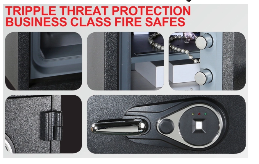 Business class fire safe security certificate display