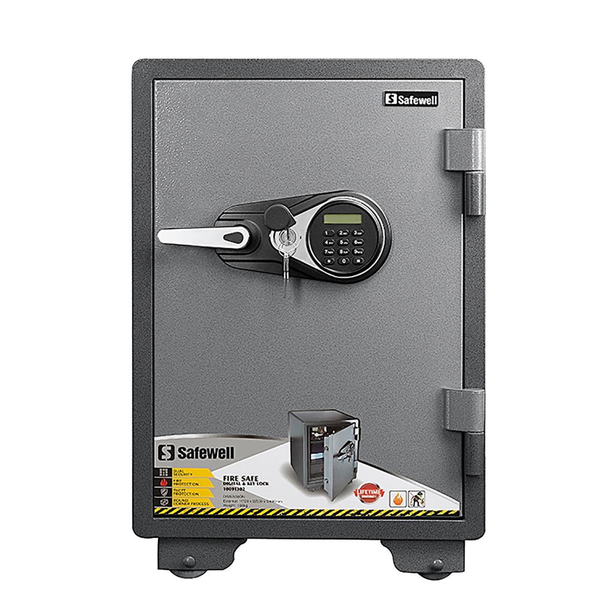 Safewell YB600ALP LED Family Big Metal Room Fireproof Safe Box - Image 3