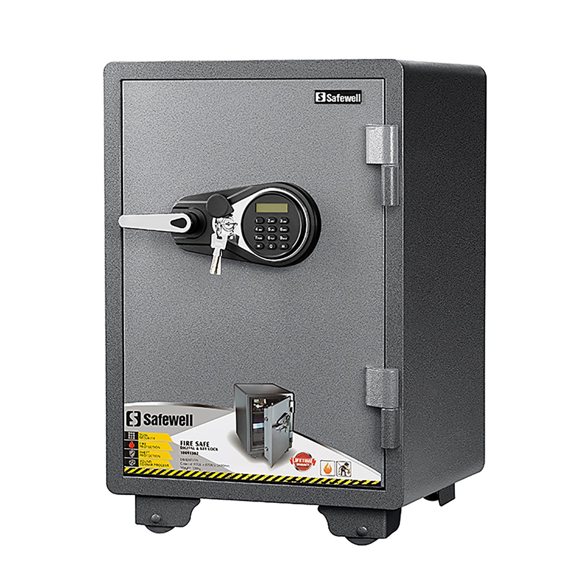 Safewell YB600ALP LED Family Big Metal Room Fireproof Safe Box - Image 2