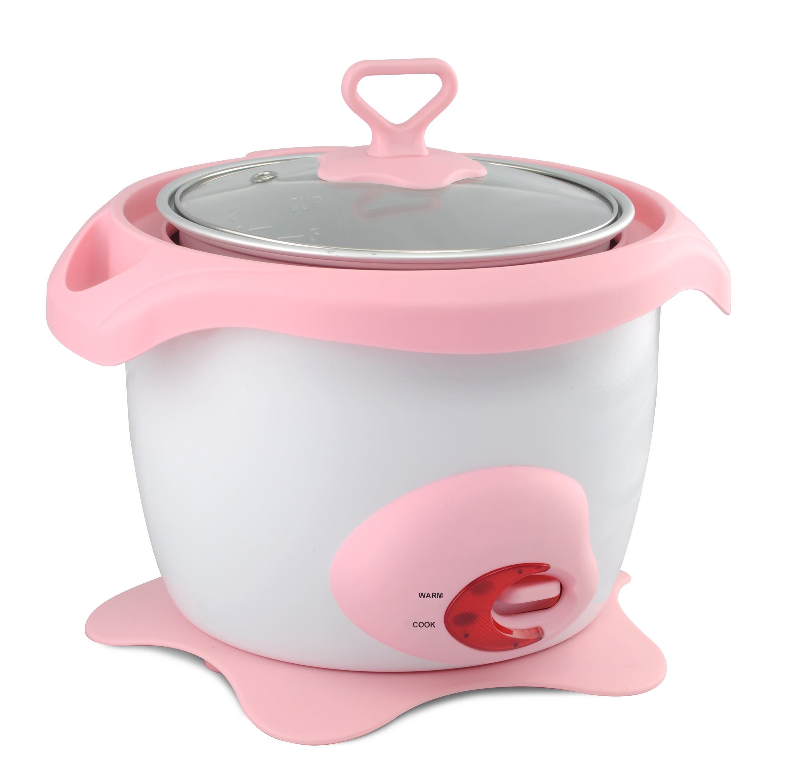 Electric Rice Cooker with Non-Stick Pot
