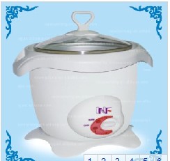 Electric Rice Cooker with Non-Stick Pot