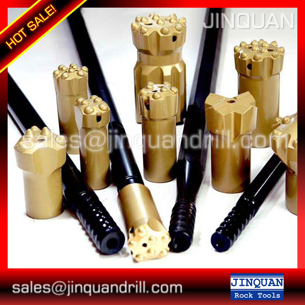 R25 R32 Threaded Button Drill Bits