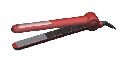 Ceramic Hair Straightening Iron with Adjustable Temperature