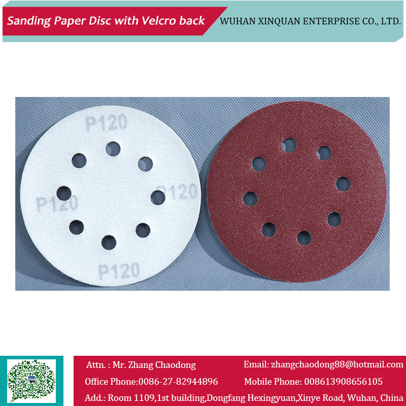 Sand Paper Disc with Vecro Back - Image 2