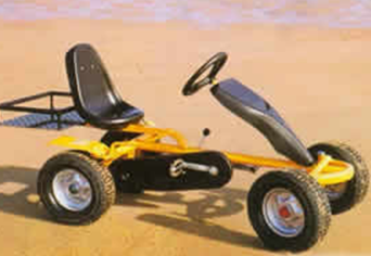 Pedal-Powered Beach Cart