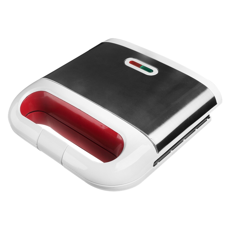 Compact Sandwich Press with Non-Stick Plates