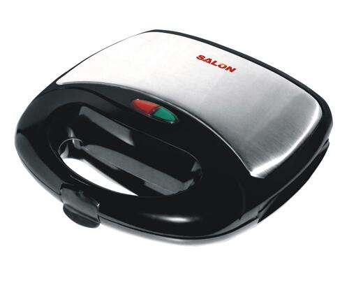 Compact Sandwich Press with Non-Stick Plates