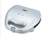 Electric Sandwich Press with Non-Stick Plates