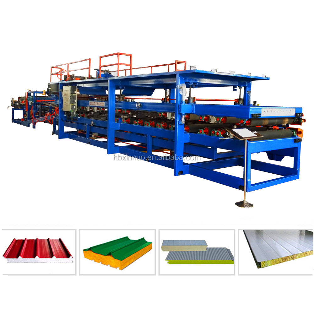 Detailed view of the roll forming machine structure and control system