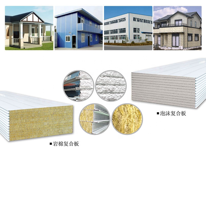 Finished sandwich panel examples