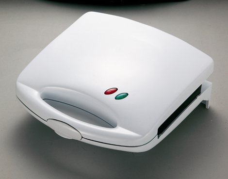 Compact Sandwich Toaster with Non-Stick Surface