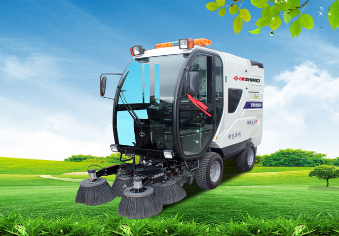Hybrid Road Sweeper Vehicle