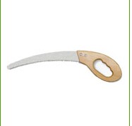 Curved Pruning Saw with Wooden Handle