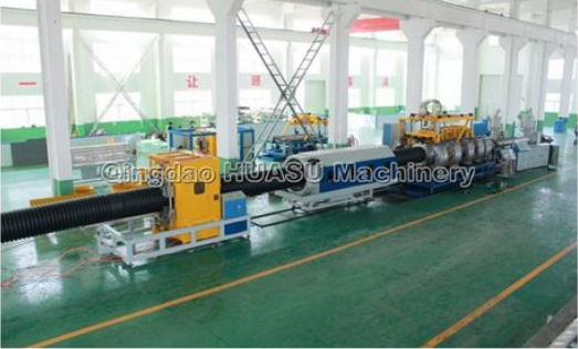 SBG800 HDPE / PP double wall corrugated pipe production line - Image 2