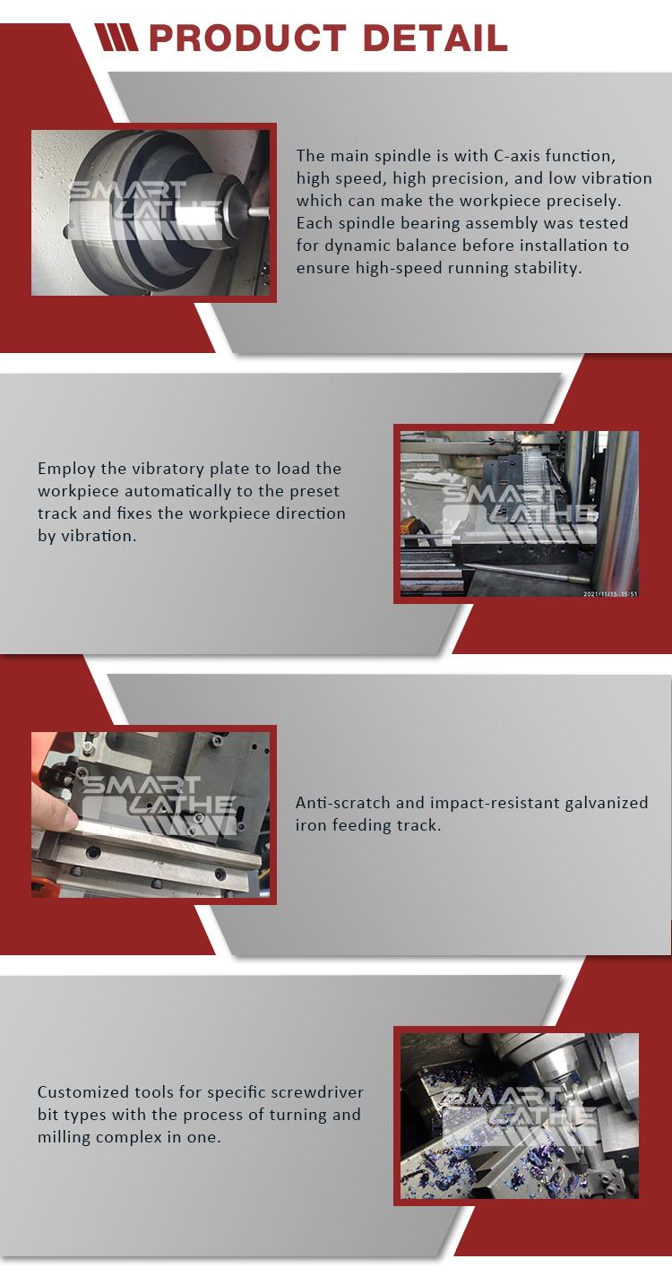 Technical details of the SBL-20 spindle and automated loading system