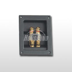 Speaker Terminal Block with Gold-Plated Binding Posts