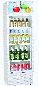 Commercial Display Refrigerator with Glass Door