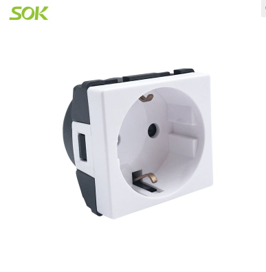Modular Schuko Power Outlet