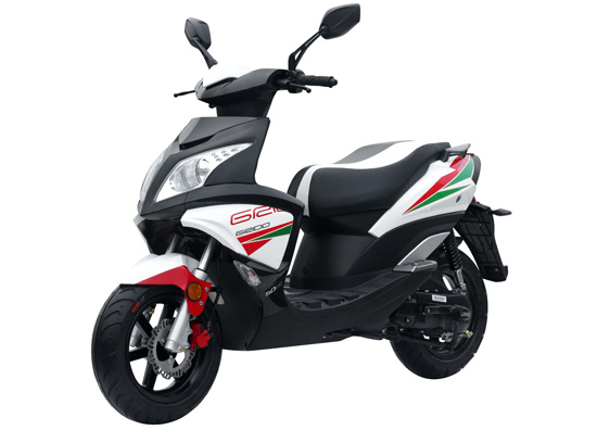 Two-Stroke 50cc Gas Scooter