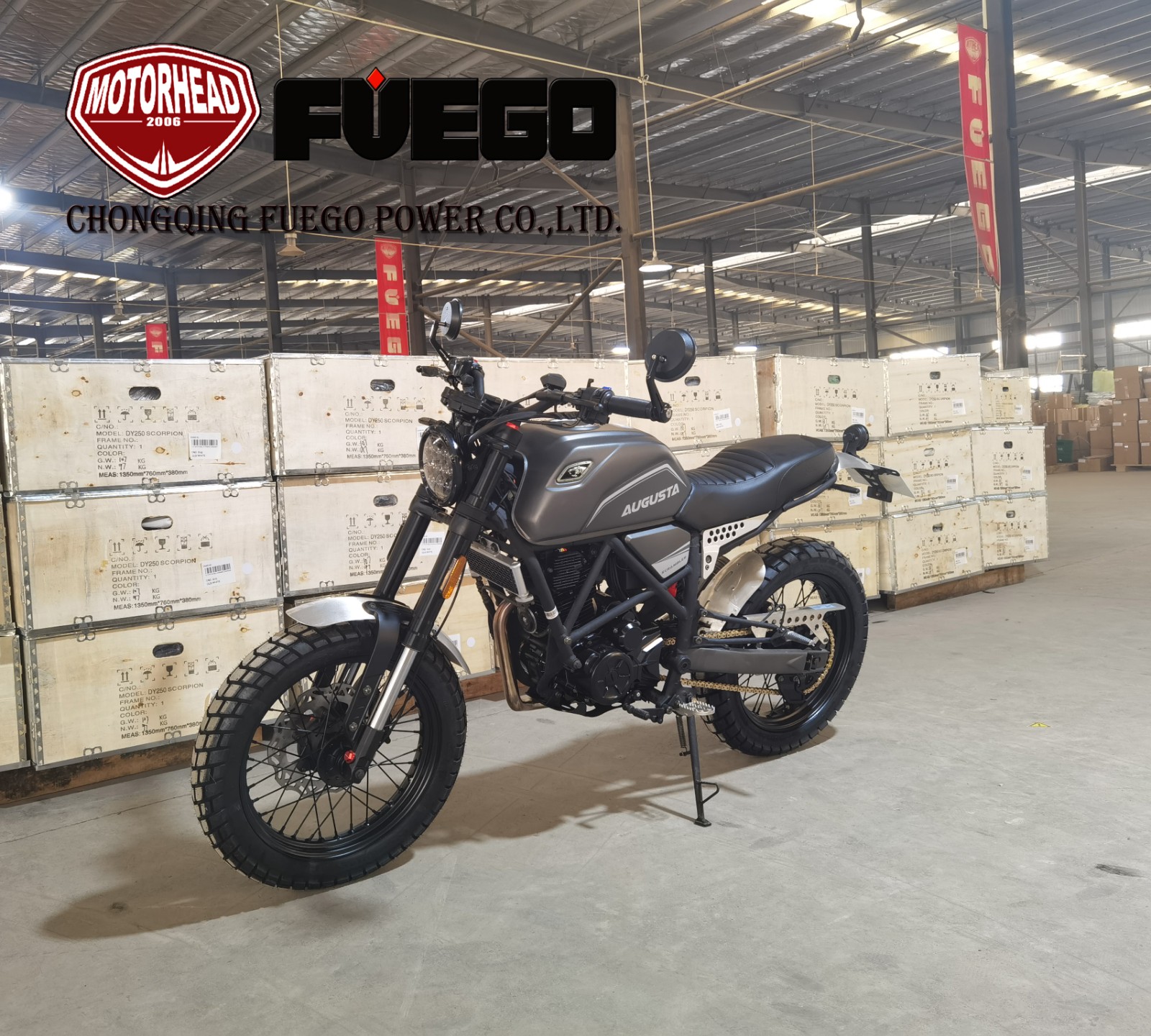 250cc Scrambler Motorcycle