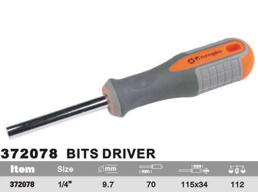 Bits Driver Screwdriver with 1/4" Size