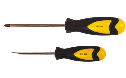 Ergonomic Screwdriver Set with Standard and Precision Tips