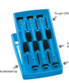 Precision Screwdriver Set with CRV Steel Blades