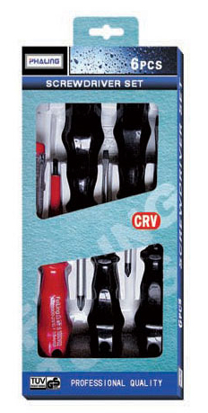 Screwdriver Set with CRV Steel Blades
