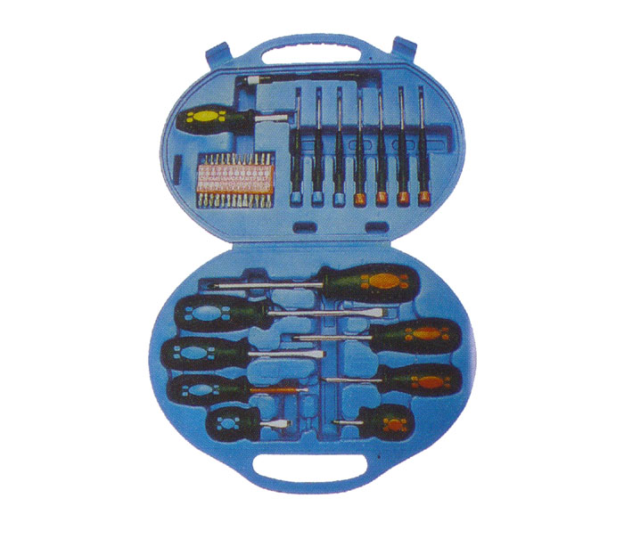 Screwdriver Set with Phillips, Flat, and Precision Heads