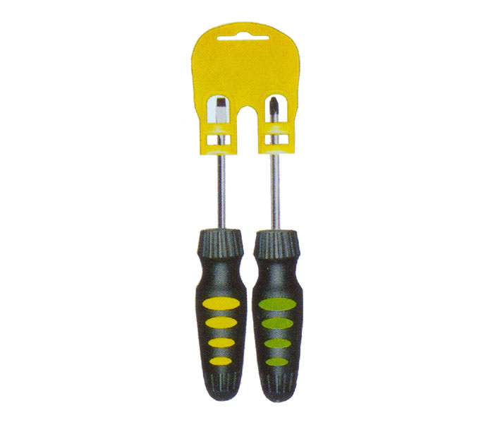 Ergonomic Screwdriver Set with Colored Grip