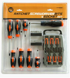 52-Piece Ratchet Screwdriver Bit and Socket Set