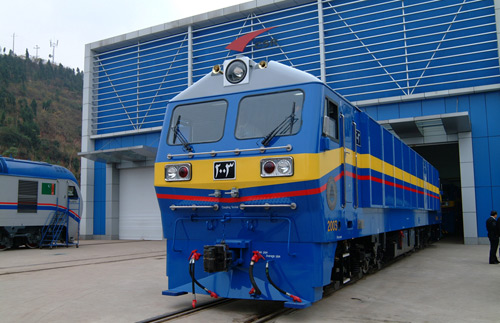 Narrow-Gauge Diesel-Electric Locomotive for Passenger and Freight Transport