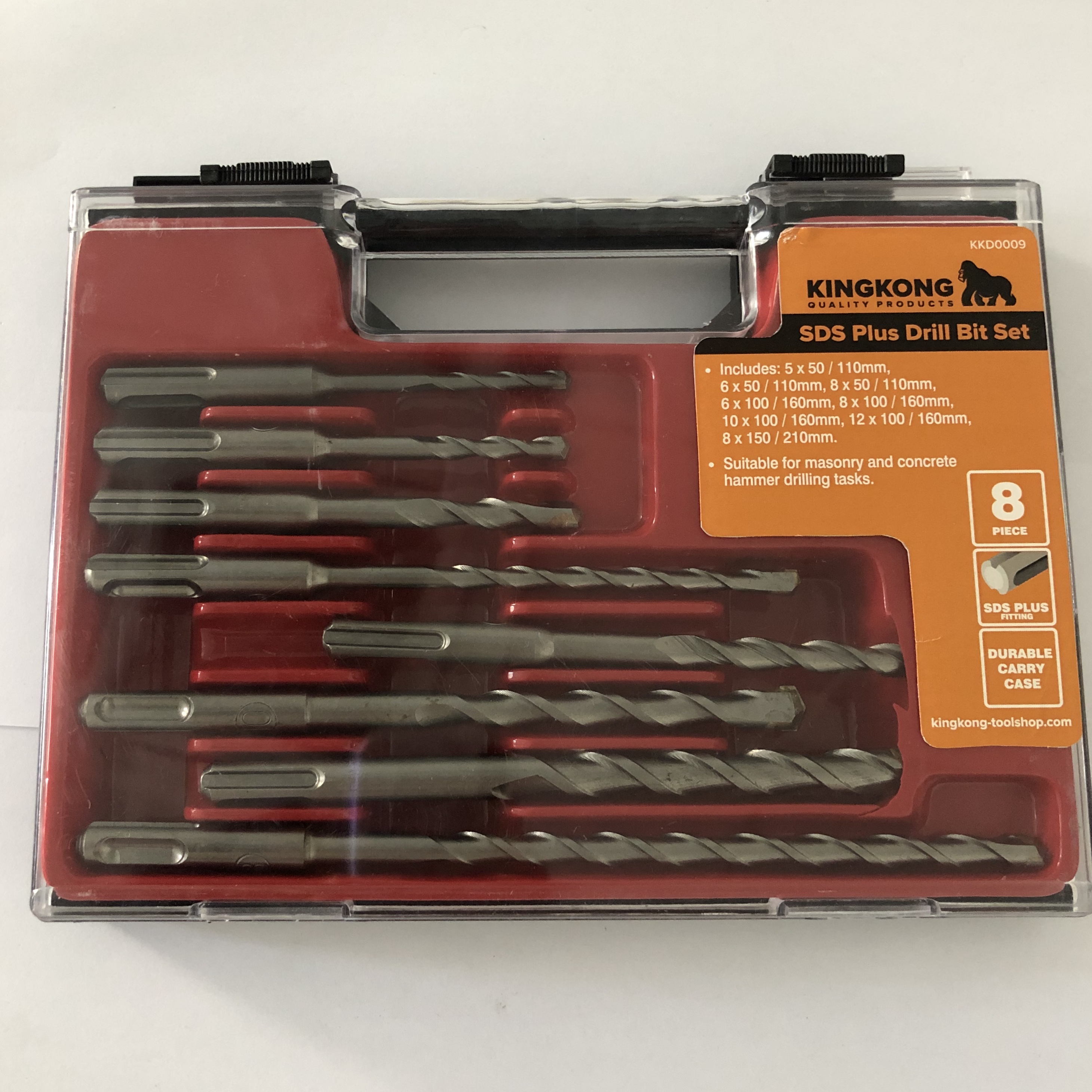 SDS Plus Masonry Drill Bit Set